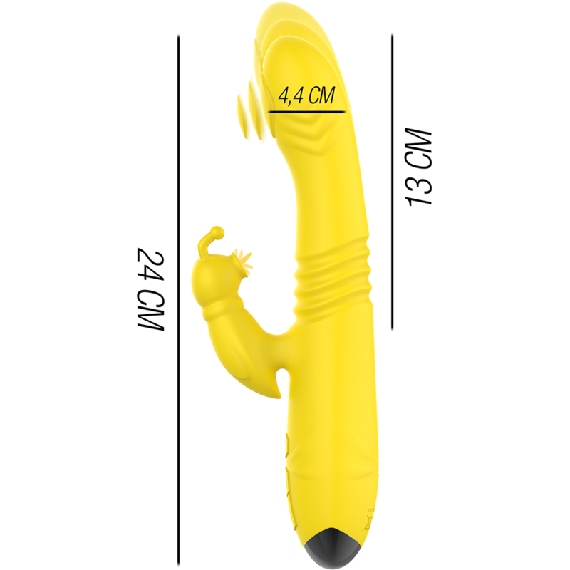 Vibrador Usb Movimento Telescópico Intense Toky