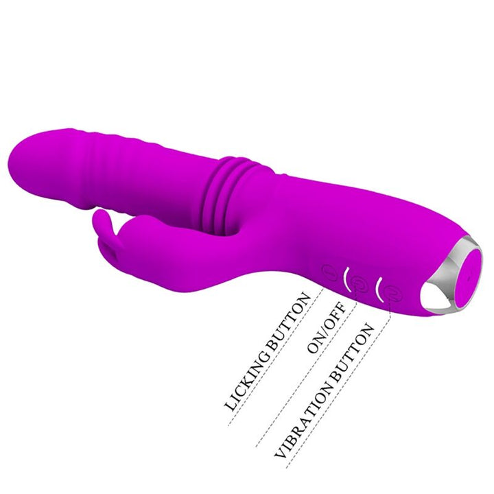 Vibrador Usb Movimento Telescópico PrettyLove Dorothy USB