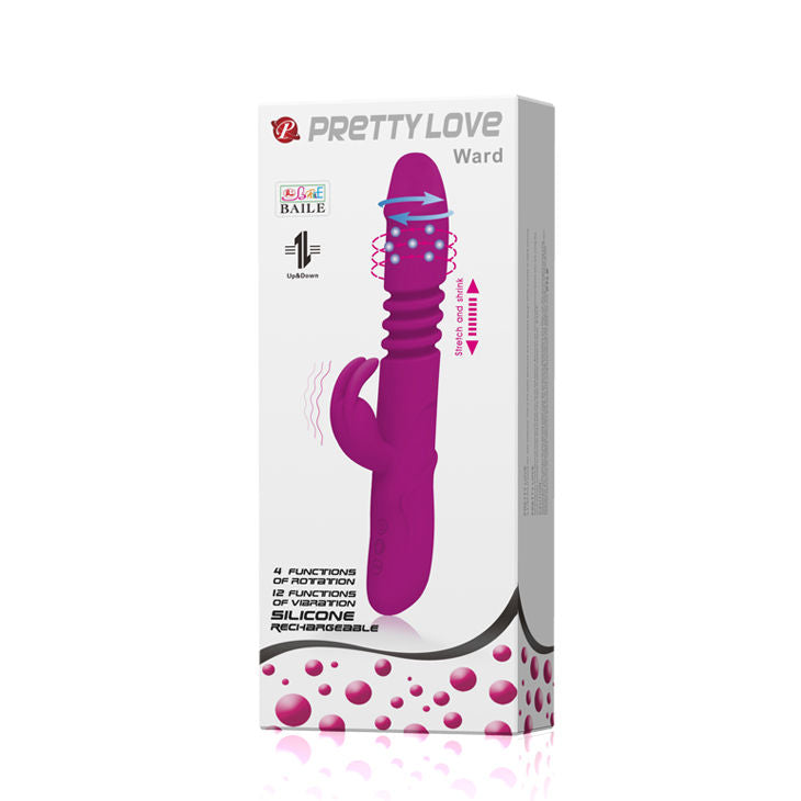 Vibrador Usb Movimento Telescópico PrettyLove Ward