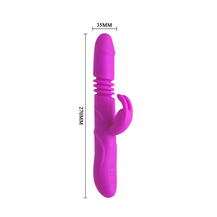 Vibrador Usb Movimento Telescópico PrettyLove Ward