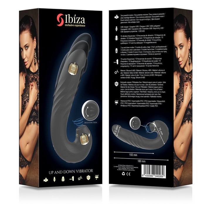 Vibrador Usb Movimento Telescópico Sucção Ibiza 1