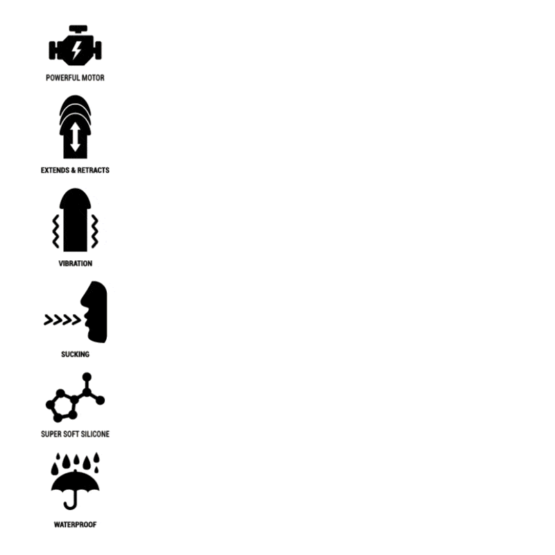Vibrador Usb Movimento Telescópico Sucção Ibiza 1
