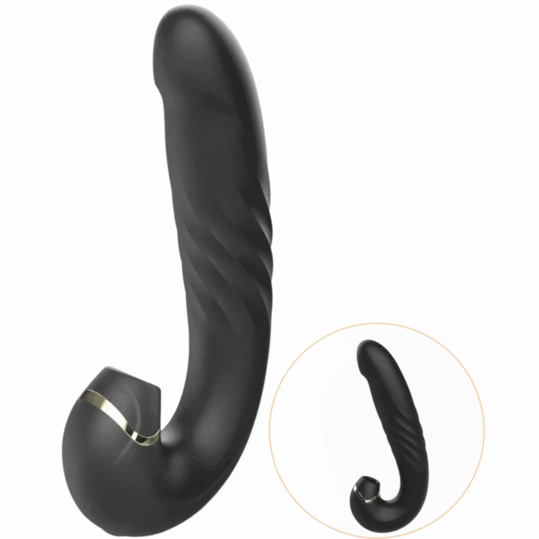 Vibrador Usb Movimento Telescópico Sucção Ibiza 1