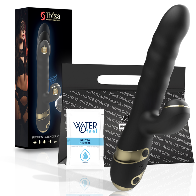 Vibrador Usb Movimento Telescópico Sucção Ibiza 2