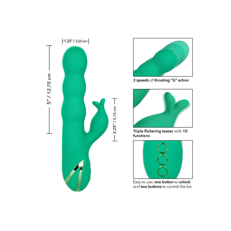 Vibrador Usb Movimento Telescópico e Pulsação Clitóris Calex Sonoma