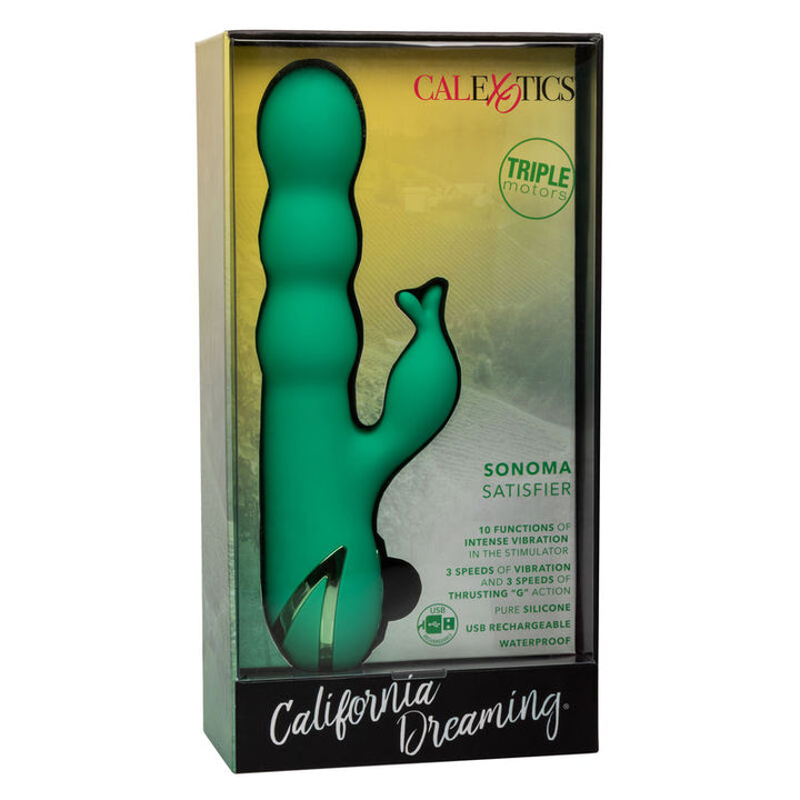 Vibrador Usb Movimento Telescópico e Pulsação Clitóris Calex Sonoma