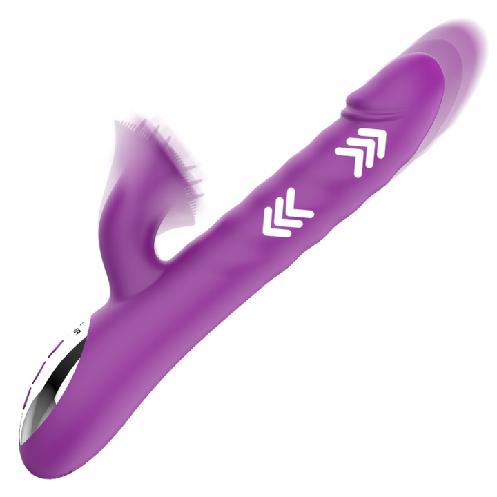 Vibrador Usb Movimento Telescópico e Rotação Fun Function Zenda