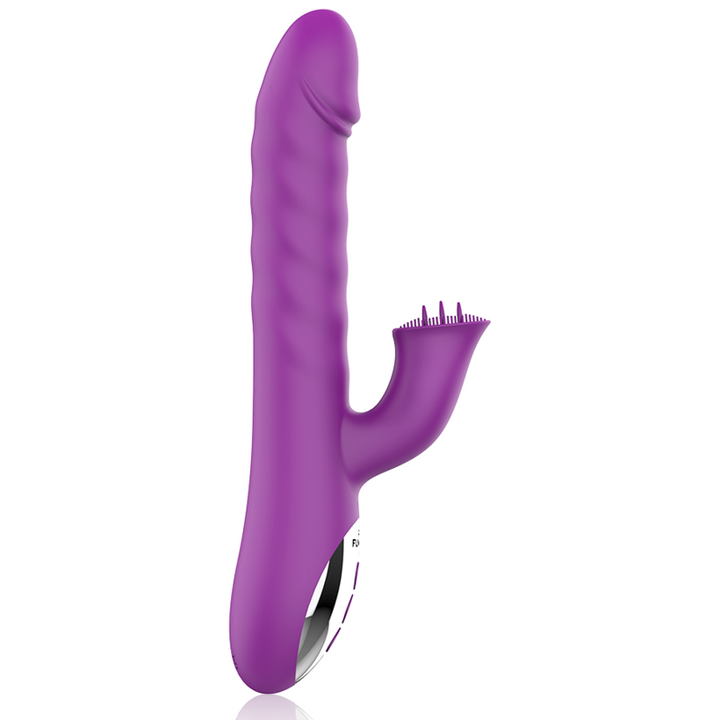 Vibrador Usb Movimento Telescópico e Rotação Fun Function Zenda