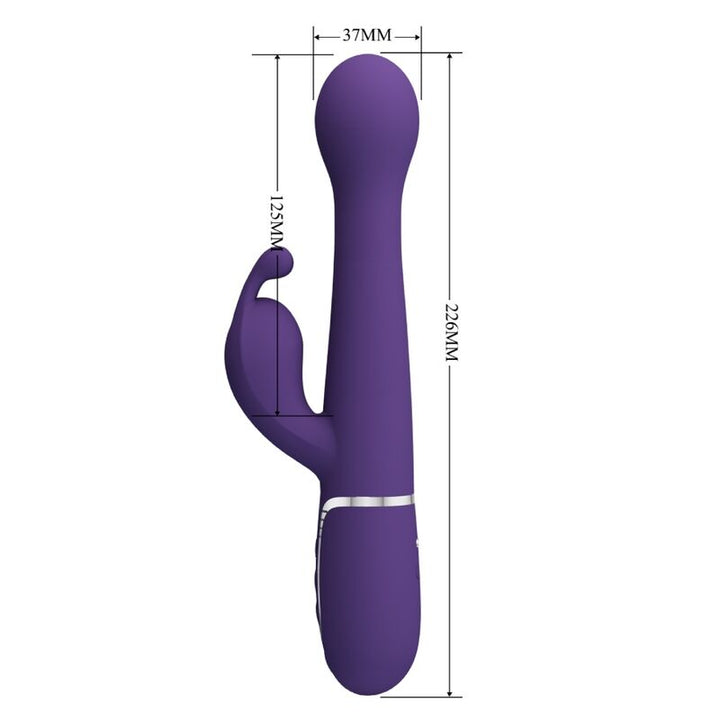 Vibrador Usb Movimento Telescópico e Rotação Prettylove Dejon