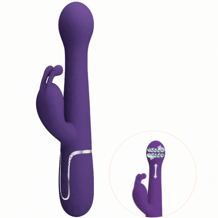Vibrador Usb Movimento Telescópico e Rotação Prettylove Dejon