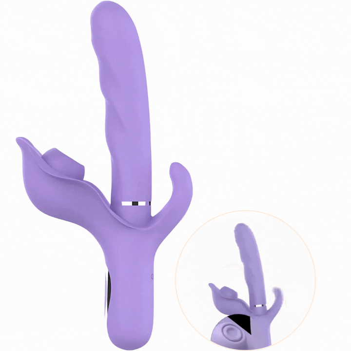 Vibrador Usb Movimento Telescópico e Sucção Intense Billie