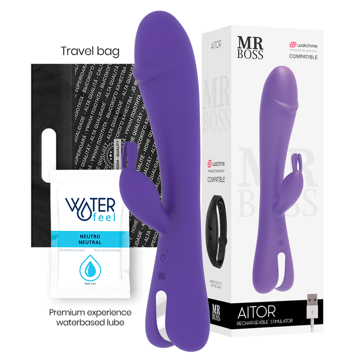 Vibrador Usb Mr.Boss Aitor Controlo Remoto Watchme