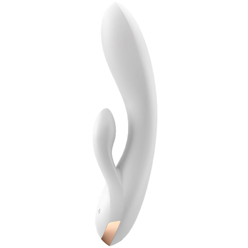 Vibrador Usb Satisfyer Double Flex Branco Controlo Remoto App