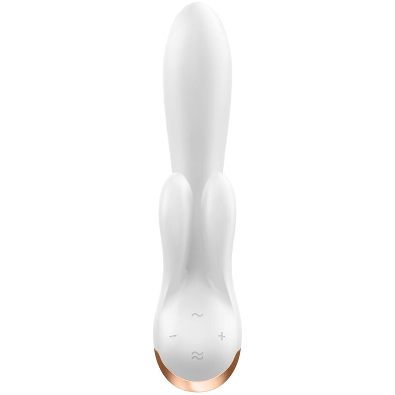 Vibrador Usb Satisfyer Double Flex Branco Controlo Remoto App