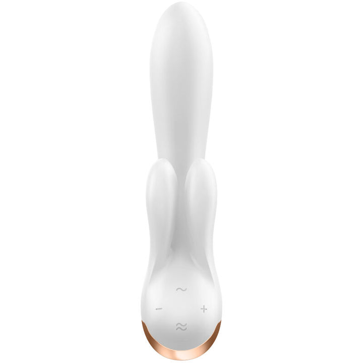 Vibrador Usb Satisfyer Double Flex Branco Controlo Remoto App
