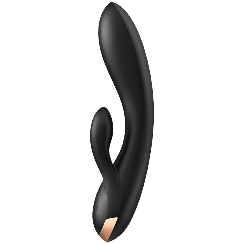 Vibrador Usb Satisfyer Double Flex Preto Controlo Remoto App