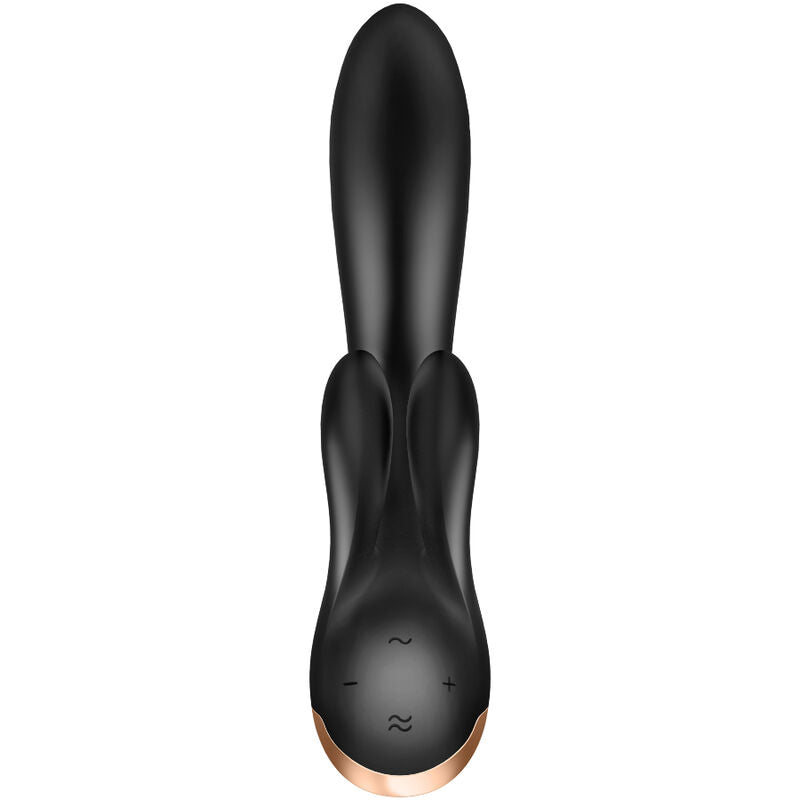 Vibrador Usb Satisfyer Double Flex Preto Controlo Remoto App
