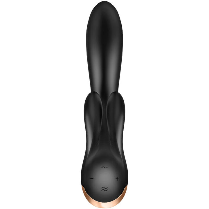 Vibrador Usb Satisfyer Double Flex Preto Controlo Remoto App