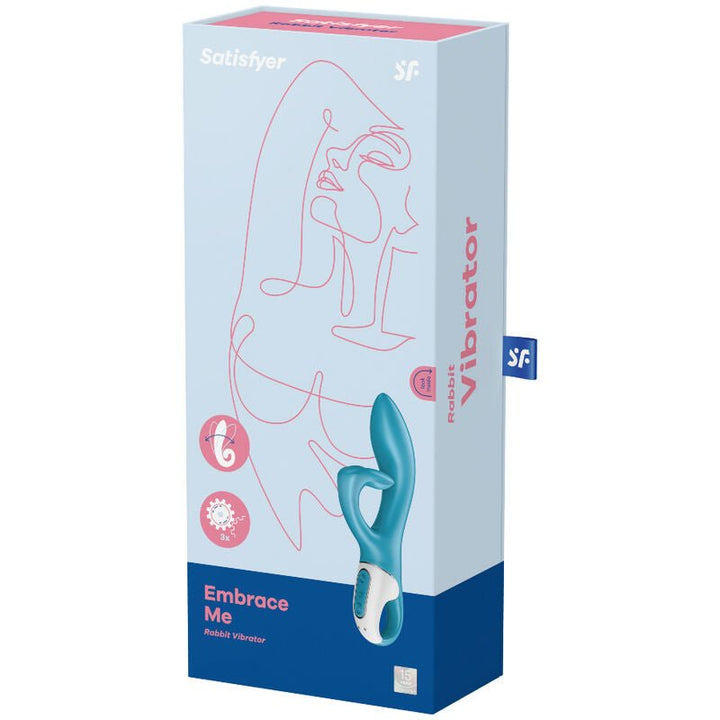 Vibrador Usb Satisfyer Embrace Me Turquesa