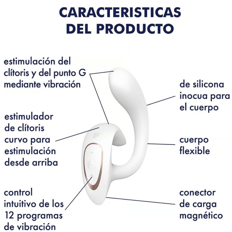 Vibrador Usb Satisfyer G for Goddess 1 Branco