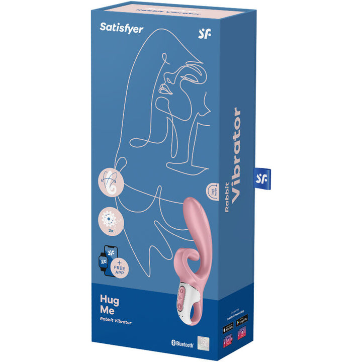 Vibrador Usb Satisfyer Hug Me Rosa Controlo Remoto App