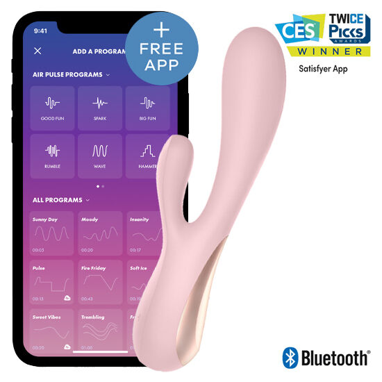 Vibrador Usb Satisfyer Mono Flex Rosa Controlo Remoto App