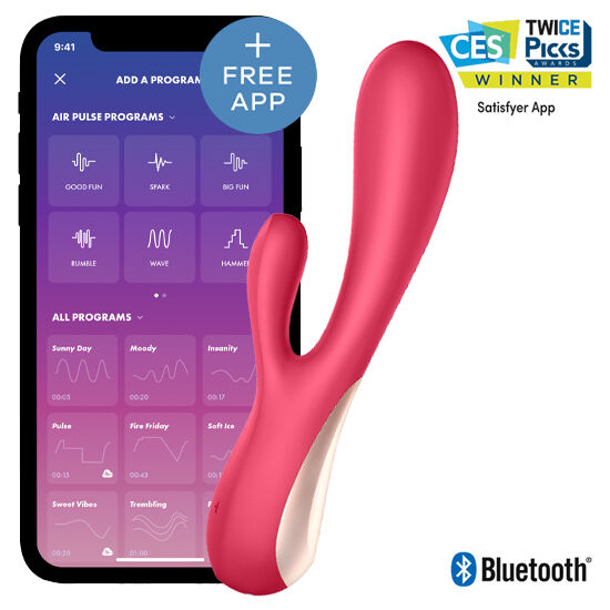 Vibrador Usb Satisfyer Mono Flex Vermelho Controlo Remoto App