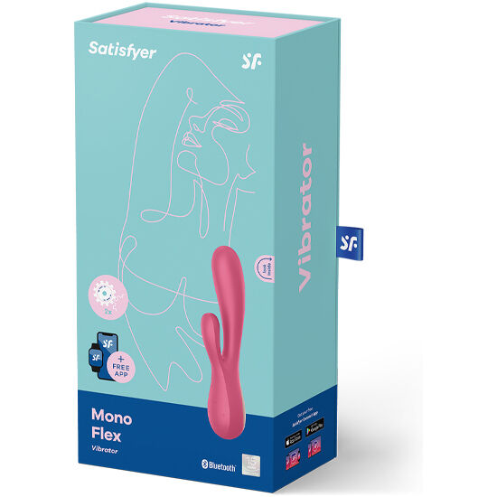Vibrador Usb Satisfyer Mono Flex Vermelho Controlo Remoto App