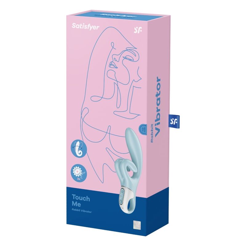 Vibrador Usb Satisfyer Touch Me Azul
