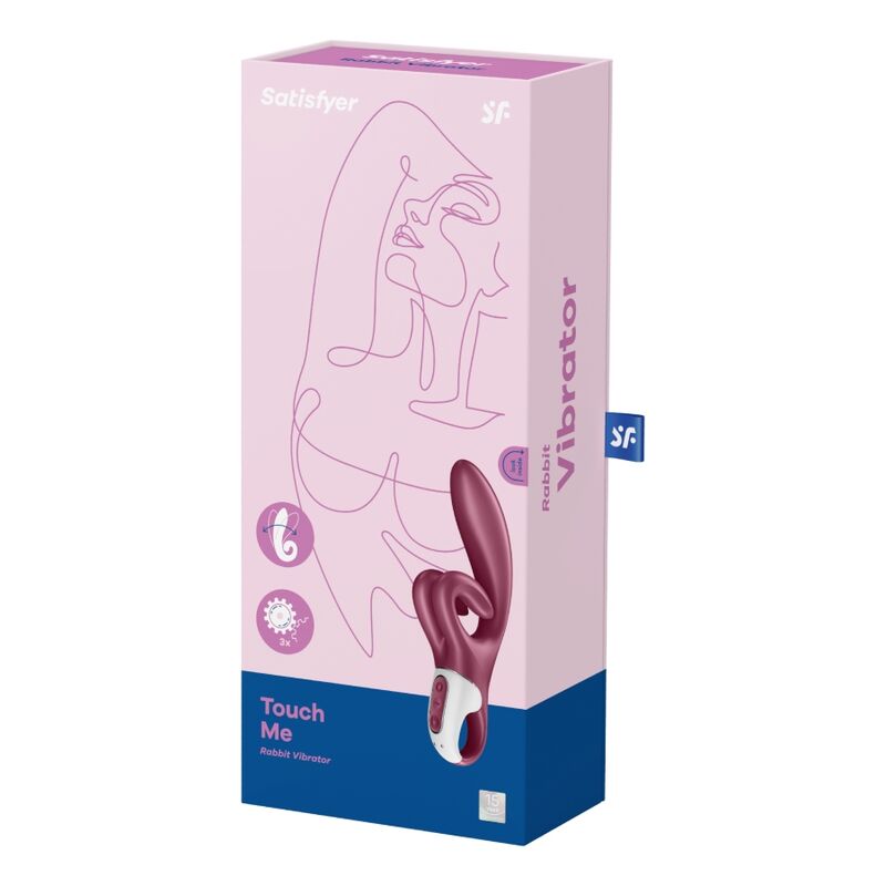 Vibrador Usb Satisfyer Touch Me Vermelho