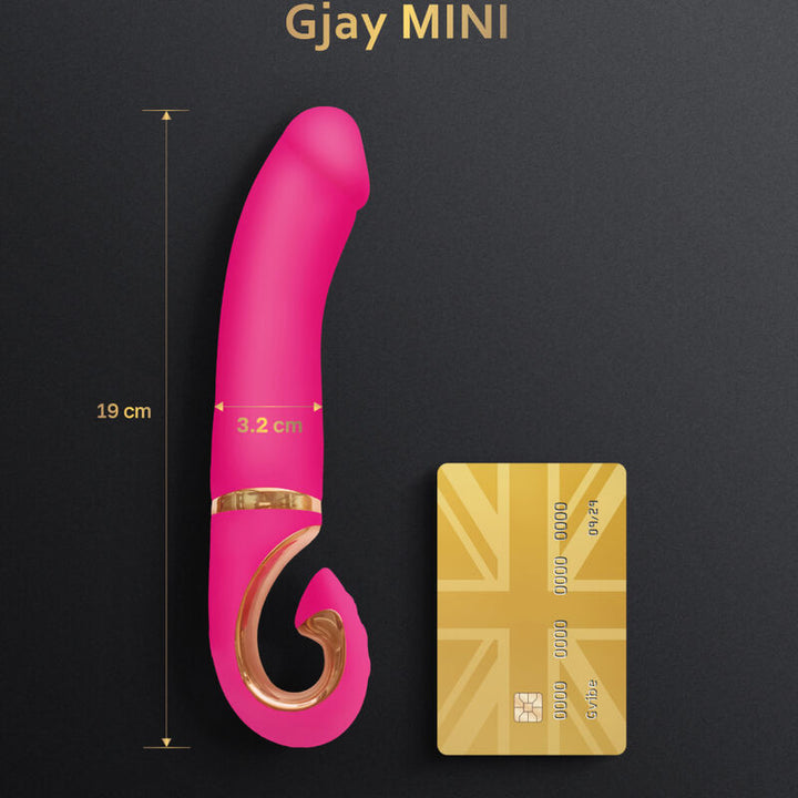 Vibrador Usb Silicone Alcochoado Gvibe GJay Mini