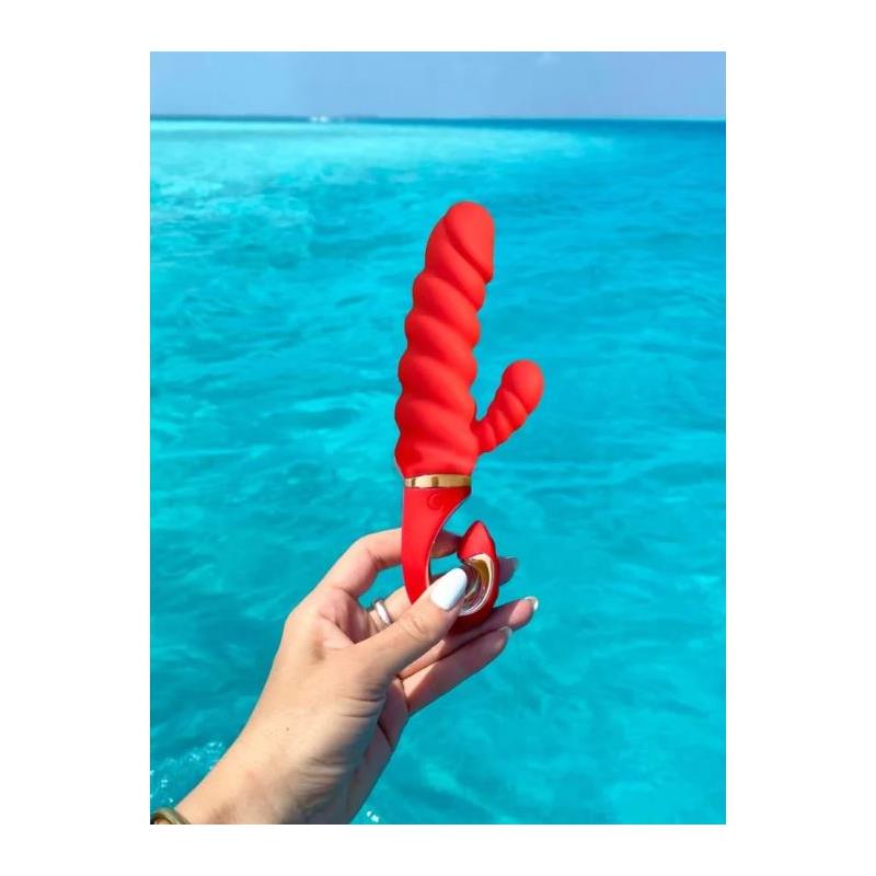 Vibrador Usb Silicone Alcochoado Gvibe Gcandy Mini