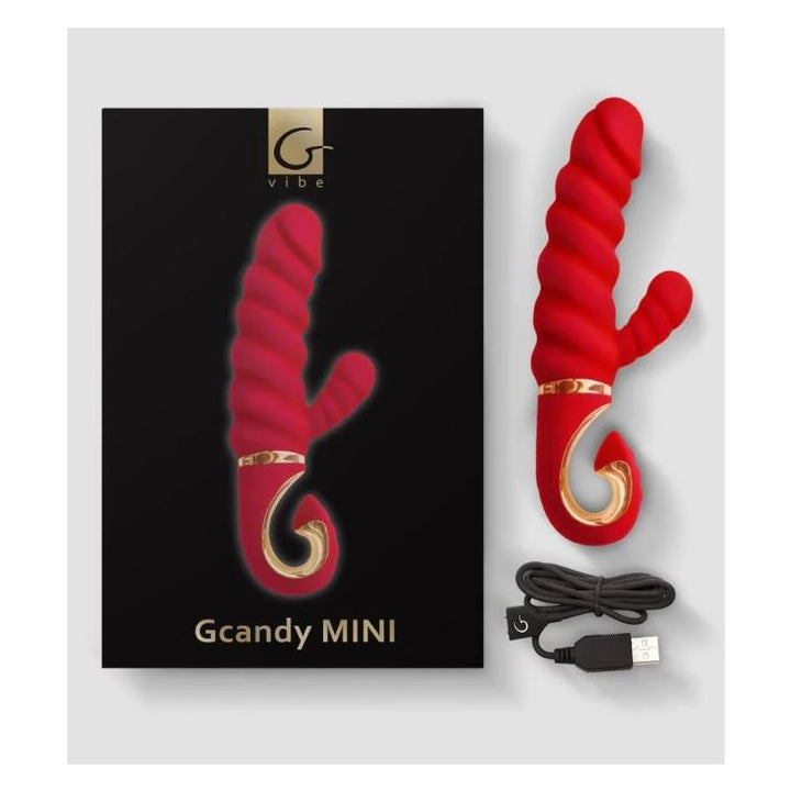 Vibrador Usb Silicone Alcochoado Gvibe Gcandy Mini