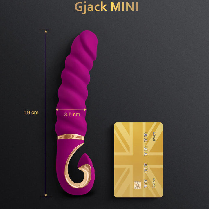 Vibrador Usb Silicone Alcochoado Gvibe Gjack Mini
