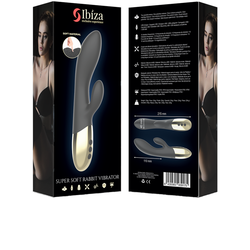 Vibrador Usb Silicone Alcochoado Ibiza Super Soft