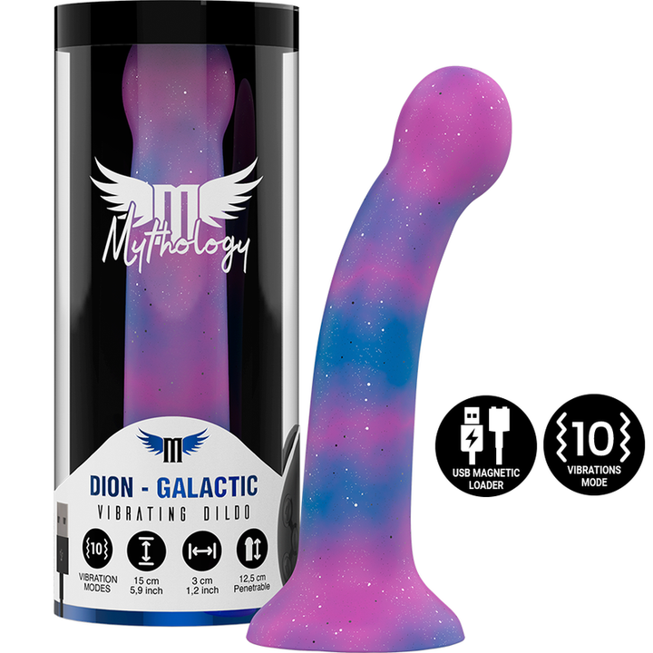 Vibrador Usb Silicone Alcochoado Mythology Dion Galactic S Controlo Remoto Watchme