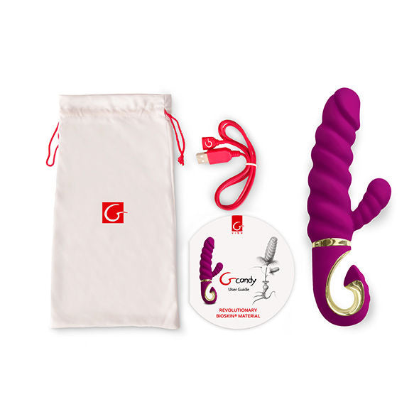 Vibrador Usb Silicone Almofadado Gvibe Gcandy