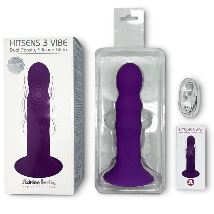 Vibrador Usb Silicone Memória Adrien Hitsens 3
