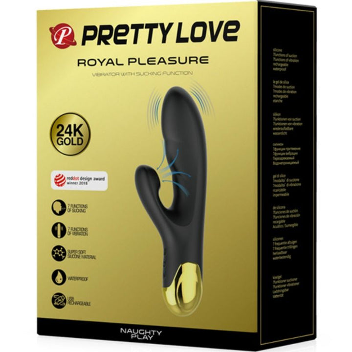 Vibrador Usb Sucção Prettylove Royal Pleasure 2