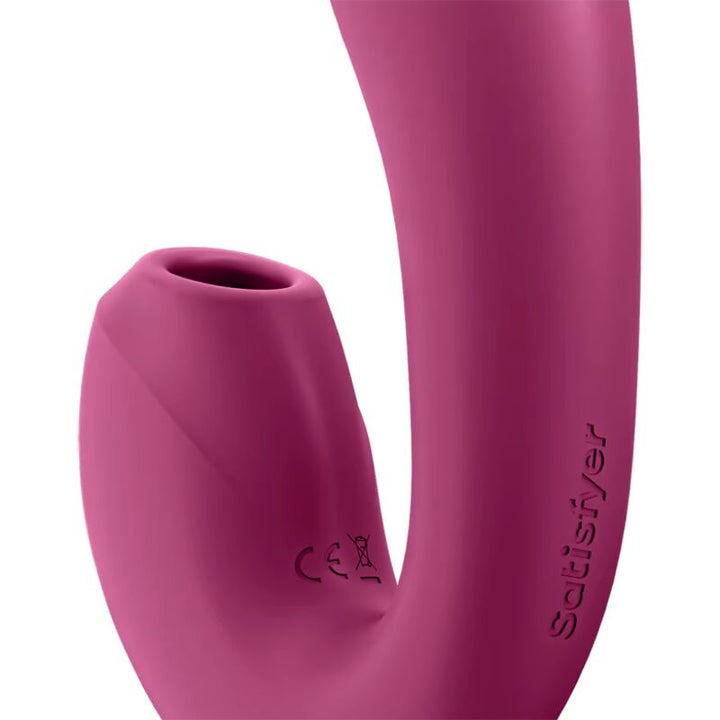 Vibrador Usb Sucção Satisfyer Sunray Vermelho Controlo Remoto App
