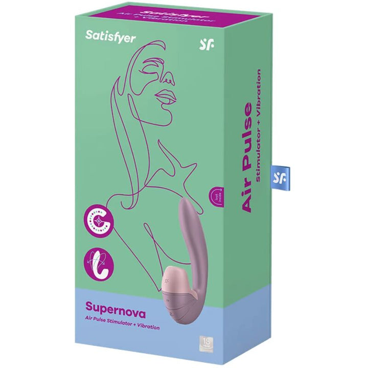 Vibrador Usb Sucção Satisfyer Supernova Rosa