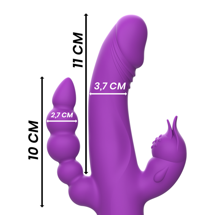 Vibrador Usb Triplo Intense Casanova