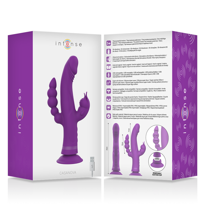 Vibrador Usb Triplo Intense Casanova