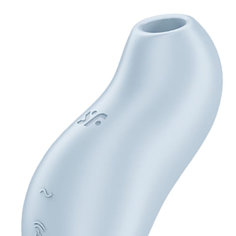 Estimulador Duplo Usb Dedo Sucção e Vibração Satisfyer Pocket Pro 1 Azul
