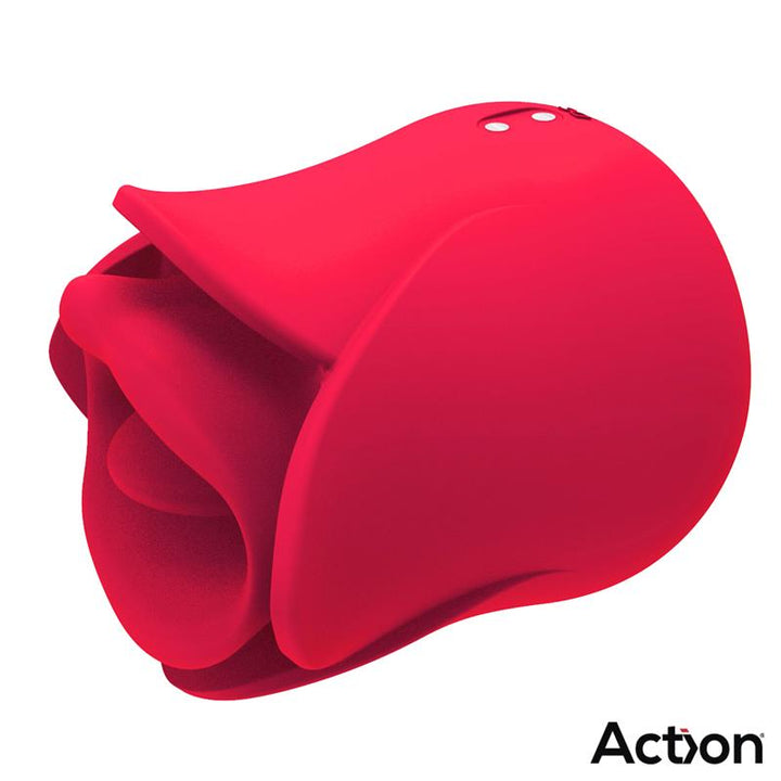 Estimulador Clitoriano Usb Movimento Língua e Vibração Action Meryl