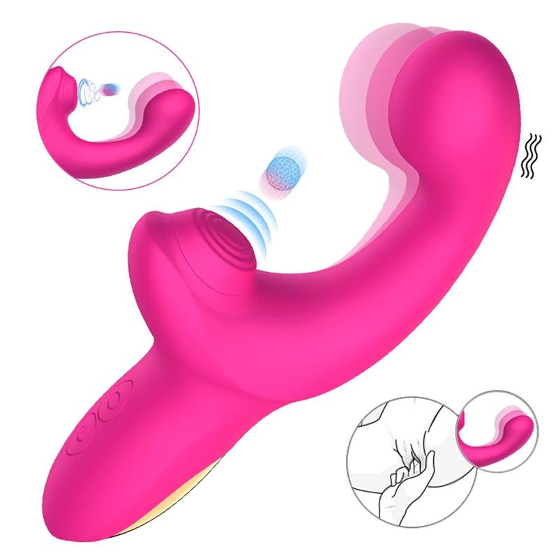 Vibrador Usb Movimento Ponto-G e Pulsação Action Volse