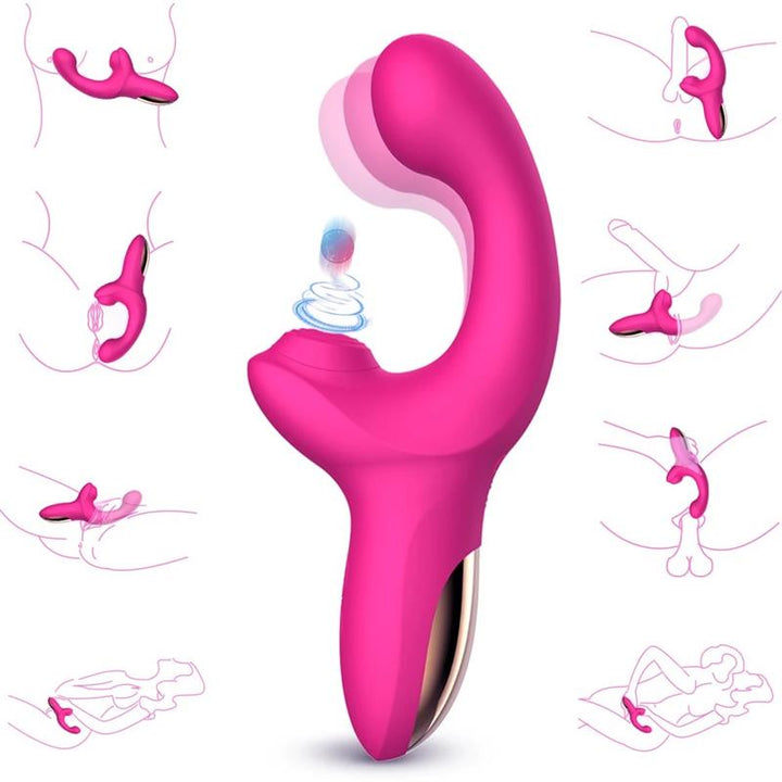 Vibrador Usb Movimento Ponto-G e Pulsação Action Volse