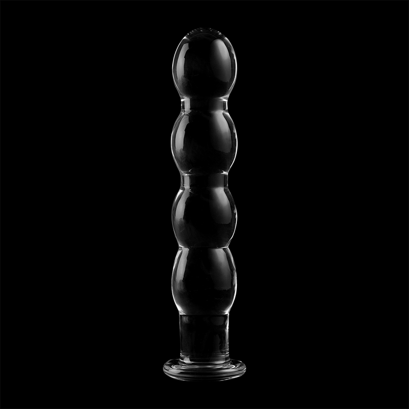 Dildo De Vidro Ibiza N10 Transparente 15x3cm