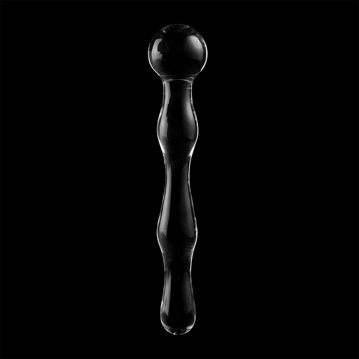 Dildo De Vidro Ibiza N13 Transparente 18x3.5cm