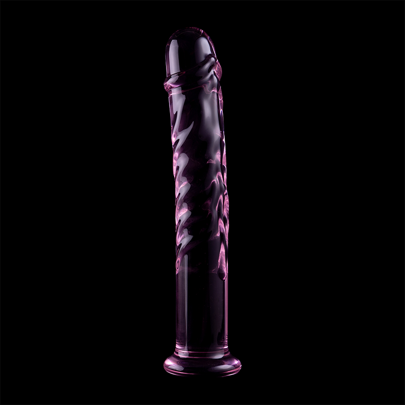 Dildo De Vidro Ibiza N16 Rosa 18.5x3cm
